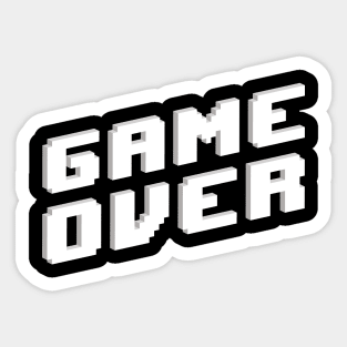 Game Over Sticker